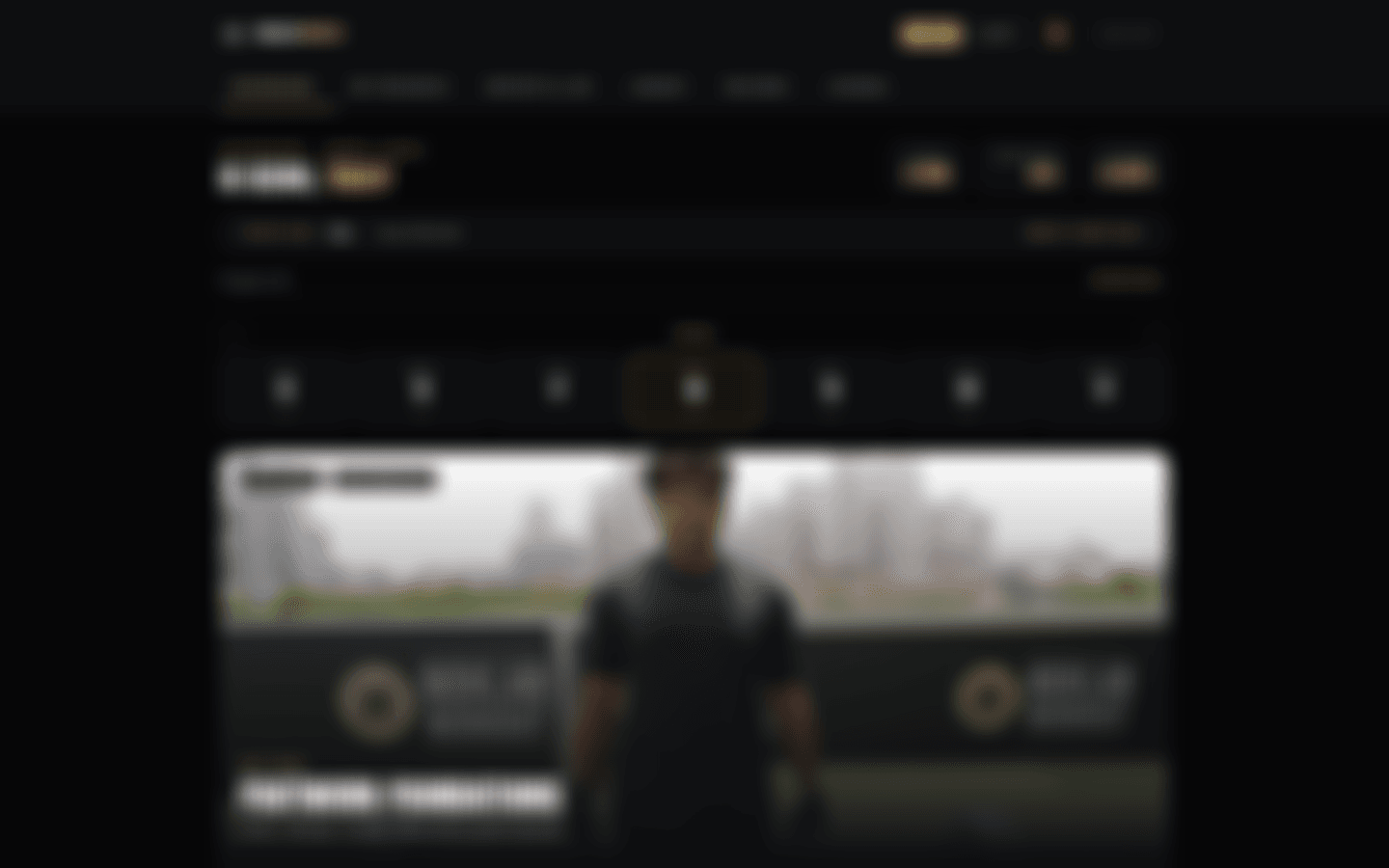 BOXLAB member portal, locked preview